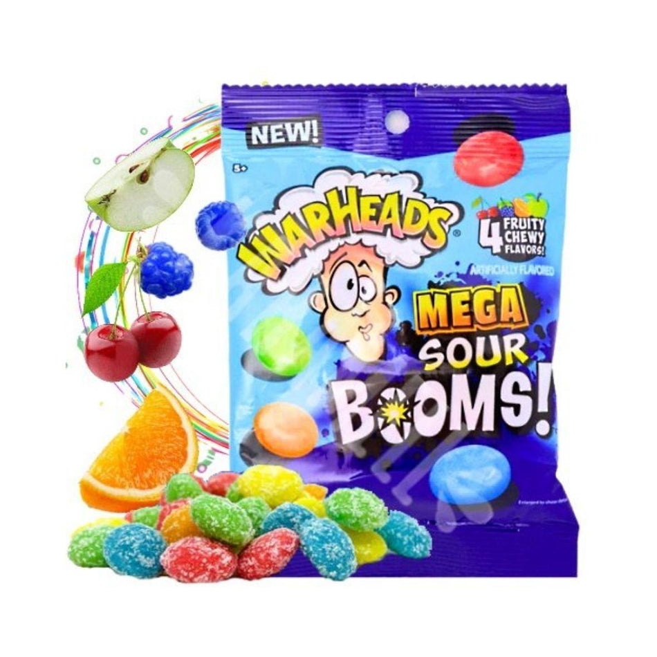 Warheads Sour Boom 4 Fruit Chews - 71g