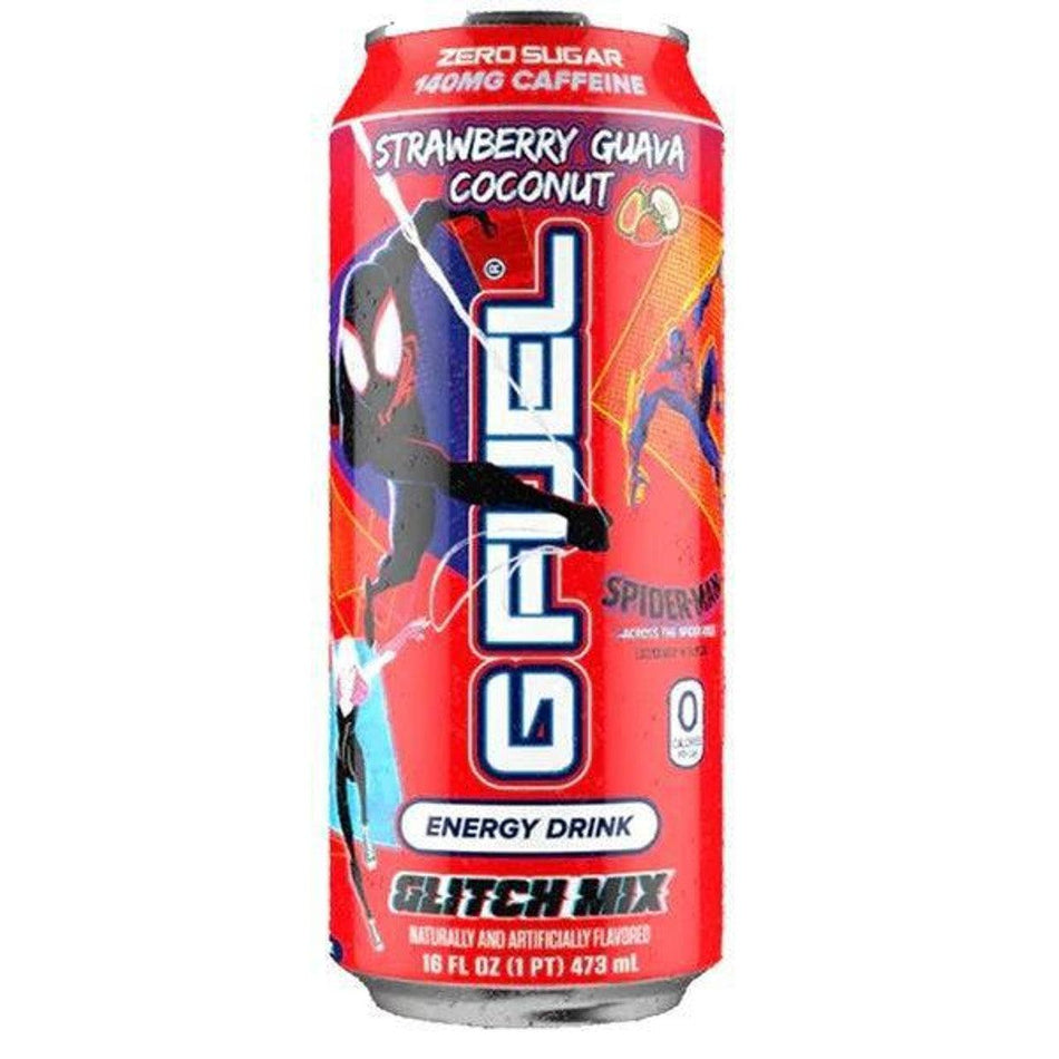 Gfuel Spiderverse Glitch Mix Strawberry Coconut Energy Drink - 473ml USA