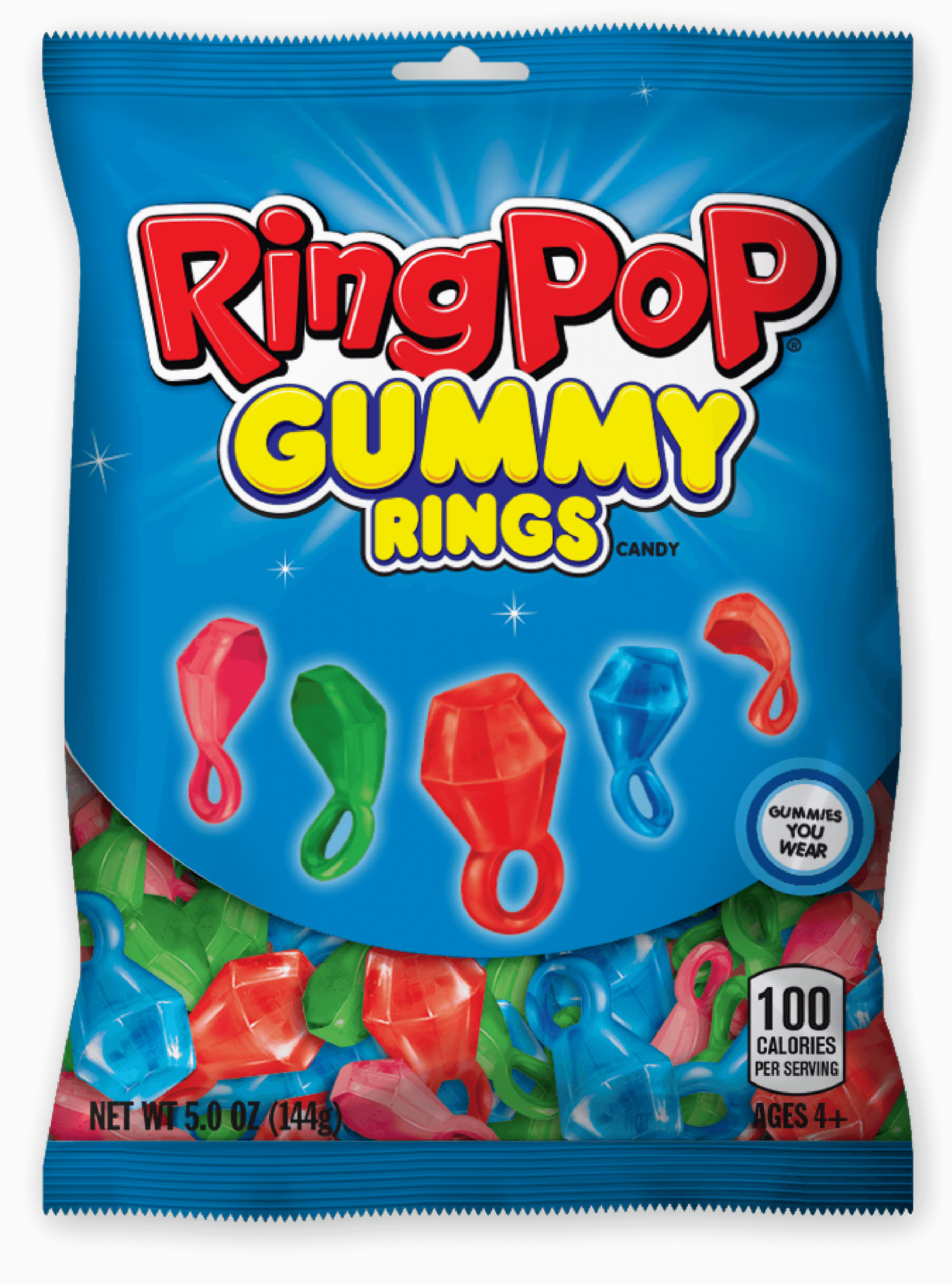 Ring Pop Gummies Rings - 144g