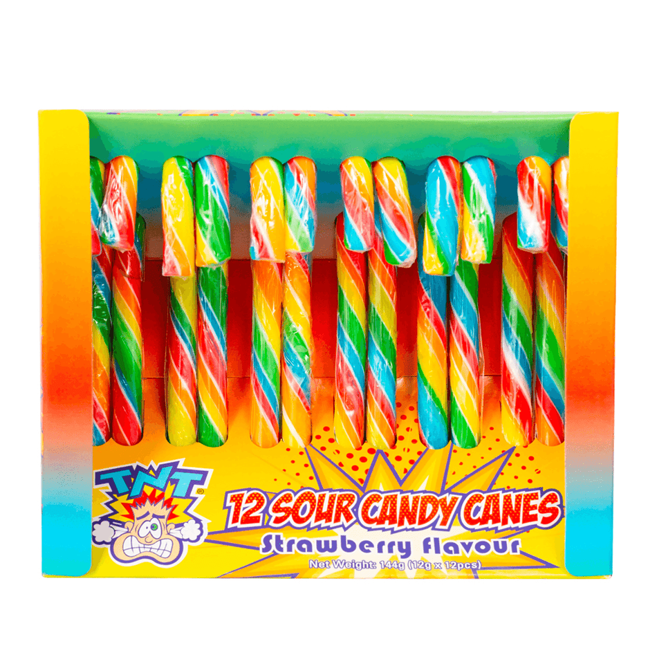 TNT Sour Candy Canes - 12g