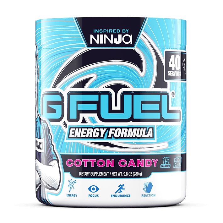 Gfuel Ninja Cotton Candy Flavour Energy Formula Tub - 280g USA