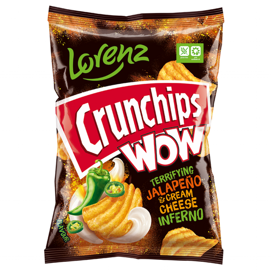 Lorenz Crunchips Wow Jalapeno & Cream Cheese - 110g