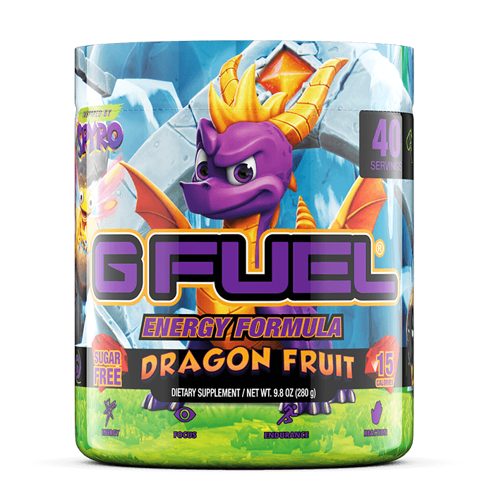 Gfuel Spyros Dragon Fruit Flavour Energy Formula Tub - 280g USA