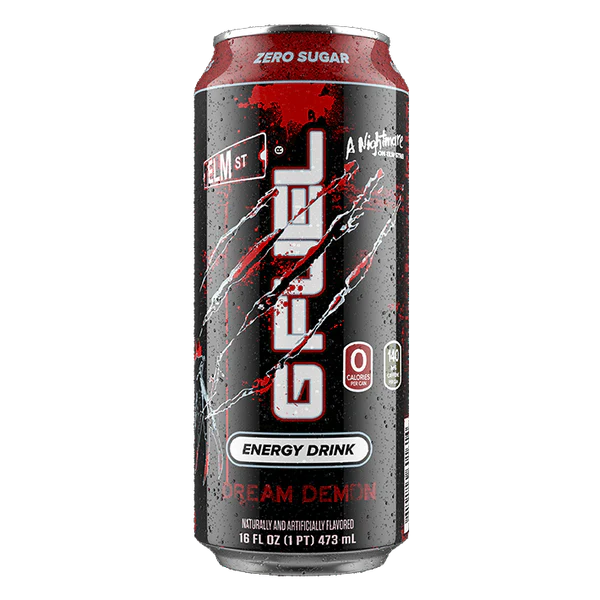 Gfuel Nightmare On Elm Street Dream Demon Energy Drink - 473ml USA (HORROR EDITION LIMITED STOCK)