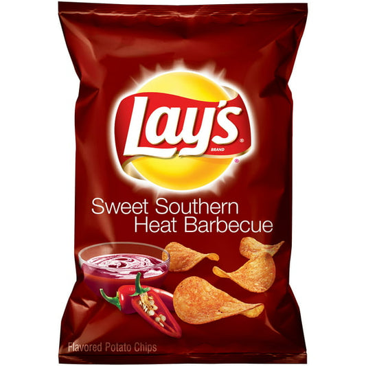 Lays Sweet Southern BBQ Heat - BIG BAG 184g