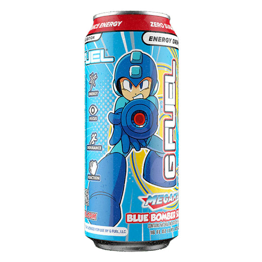 Gfuel Blue Bomber Slushie Flavour Energy Drink - 473ml USA