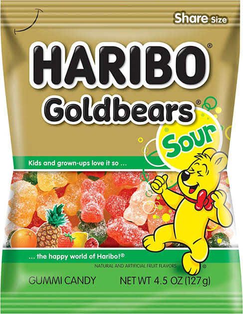 Haribo Sour Gold Bears - 127g