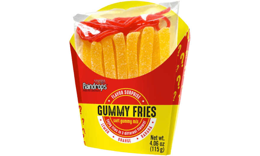 Raindrops Gummy Candy Fries - 115g
