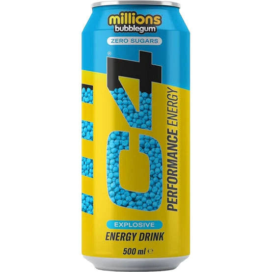 C4 Millions Bubble Gum Energy Drink - 500ml