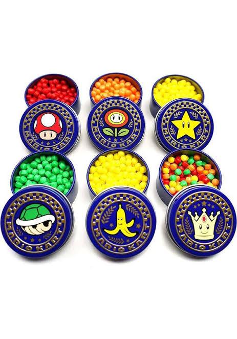 Super Mario Cart Mystery Candy Tin - 1pc