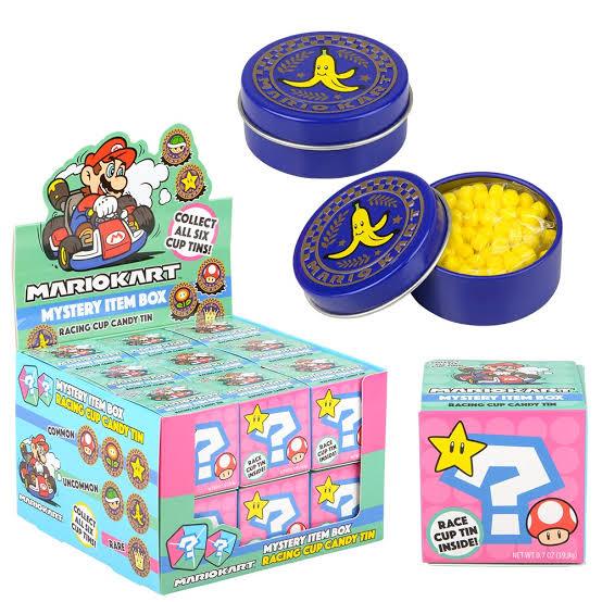 Super Mario Cart Mystery Candy Tin - 1pc