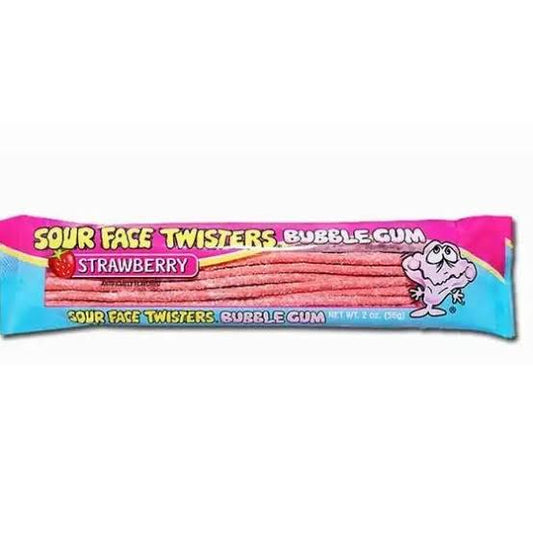 Face Twister Strawberry Bubble Gum