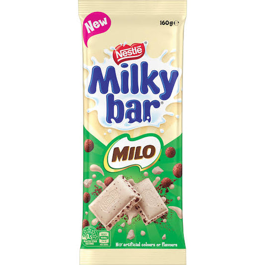 Milkybar Milo 160gm Block  - LIMITED EIDTION