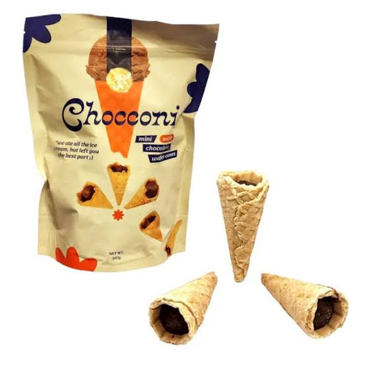 Chocconi Mini Milk Chocolate Wafer Cones - 397g