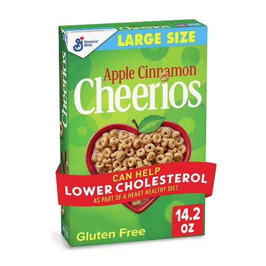 Cheerios Apple Cinnamon Cereal - 402g LARGE SIZE