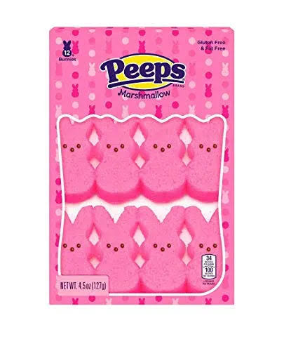 Peeps Pink Bunnies - 12pack