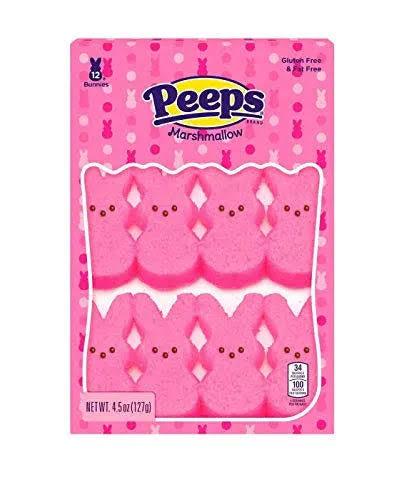 Peeps Pink Bunnies - 12pack