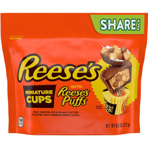 Reeses Minature Cups With Reeses Puff SHARE PACK - 272g