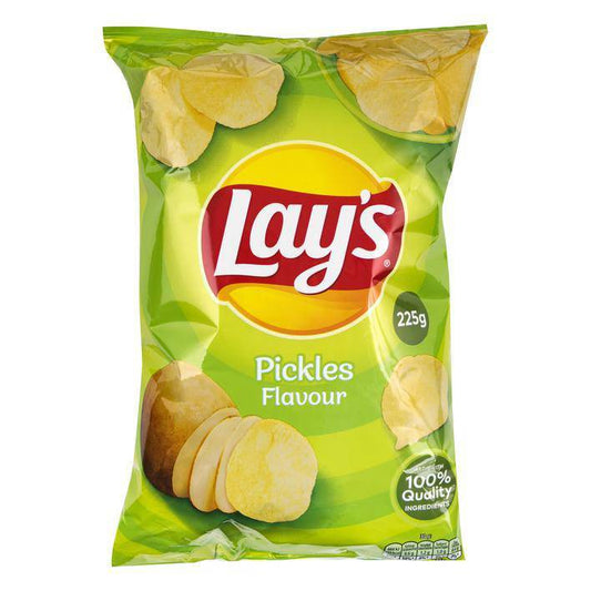 Lays Pickle Flavour - 225g BIG BAG LIMITED EDITION