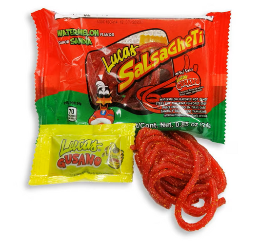 Lucas Skwinkles Salsagheti Watermelon -  Mexican Candy