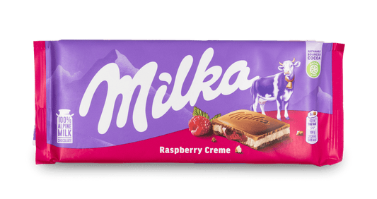 Milka Raspberry Block - 100g