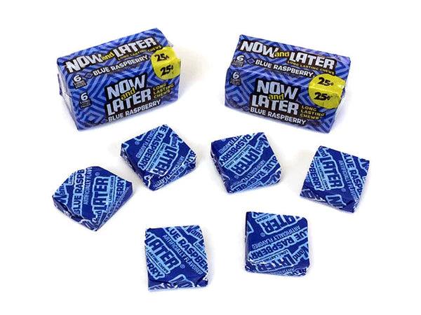 Now & Later Blue Raspberry 6 Piece - 26g