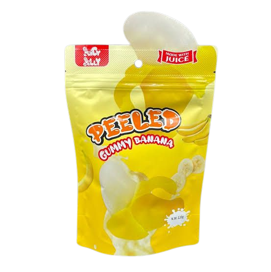 Juicy Jelly Peeled Gummy Banana - 120g