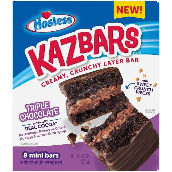 Hostess Triple Chocolate Kazbars- 284g