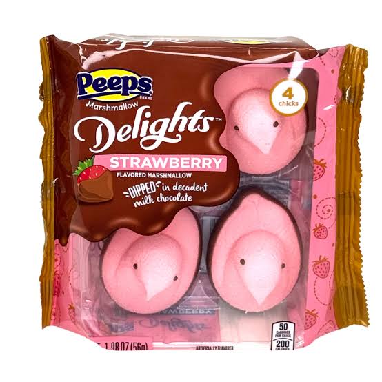 Peeps Strawberry Delights Chicks - 4pk