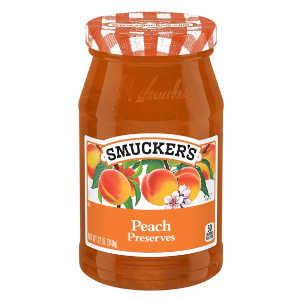 Smuckers Peach Preserves Jam - 340g