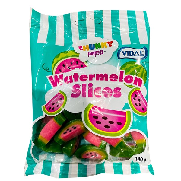 Vidal Chunky Watermelon Slices - 140g