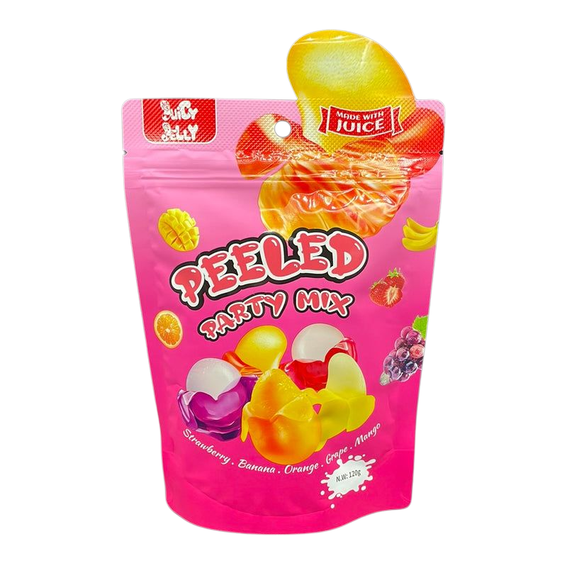 Juicy Jelly Peeled Gummy Party Mix - 120g