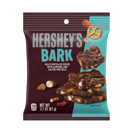 Hersheys Bark Pretzels & Almonds - 87g