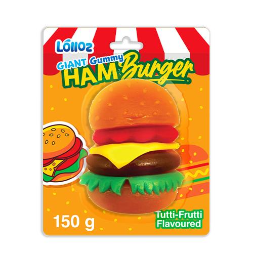 Lolloz Giant Gummy Hamburger - 150g