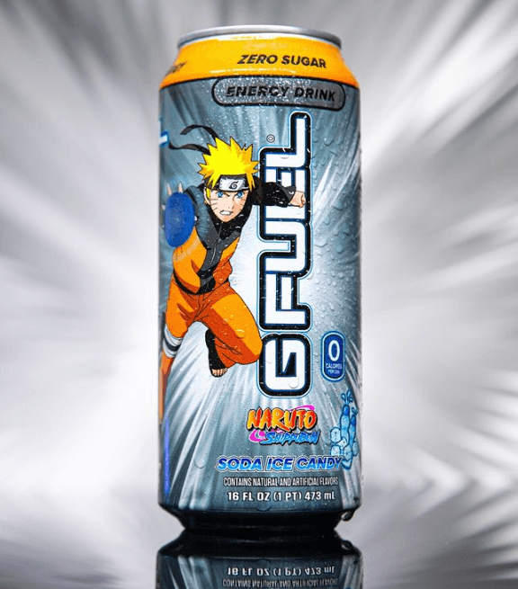 Gfuel Naruto Soda Ice Candy Energy Drink - 473ml USA