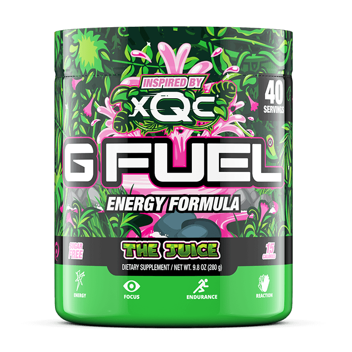 Gfuel The Juice XQC Orange Pineapple Melon Punch Flavour Energy Formula Tub - 280g USA