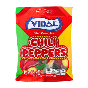 Vidal Chili Pepper Filled Gummies - 99g