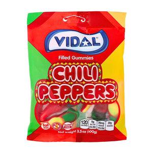 Vidal Chili Pepper Filled Gummies - 99g