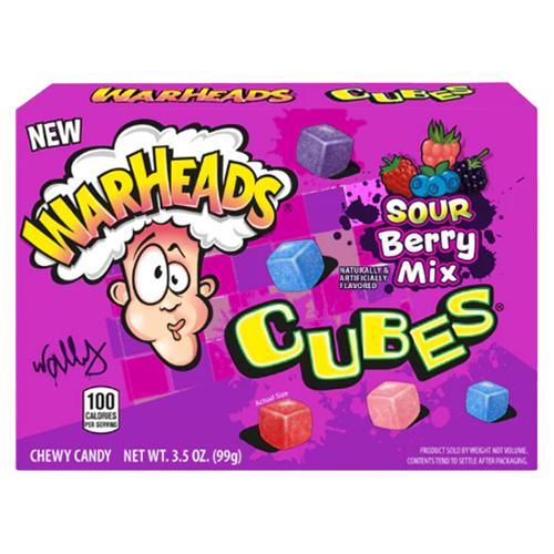 Warheads Sour Berry Mix Cubes Theatre Box - 99g