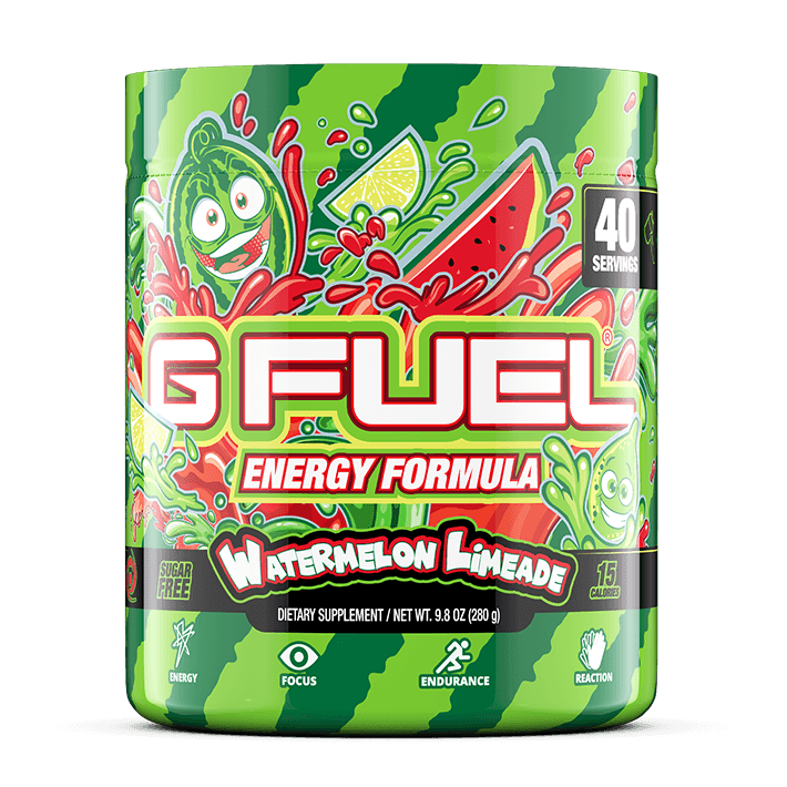 Gfuel Watermelon Limeade Flavour Energy Formula Tub - 280g USA