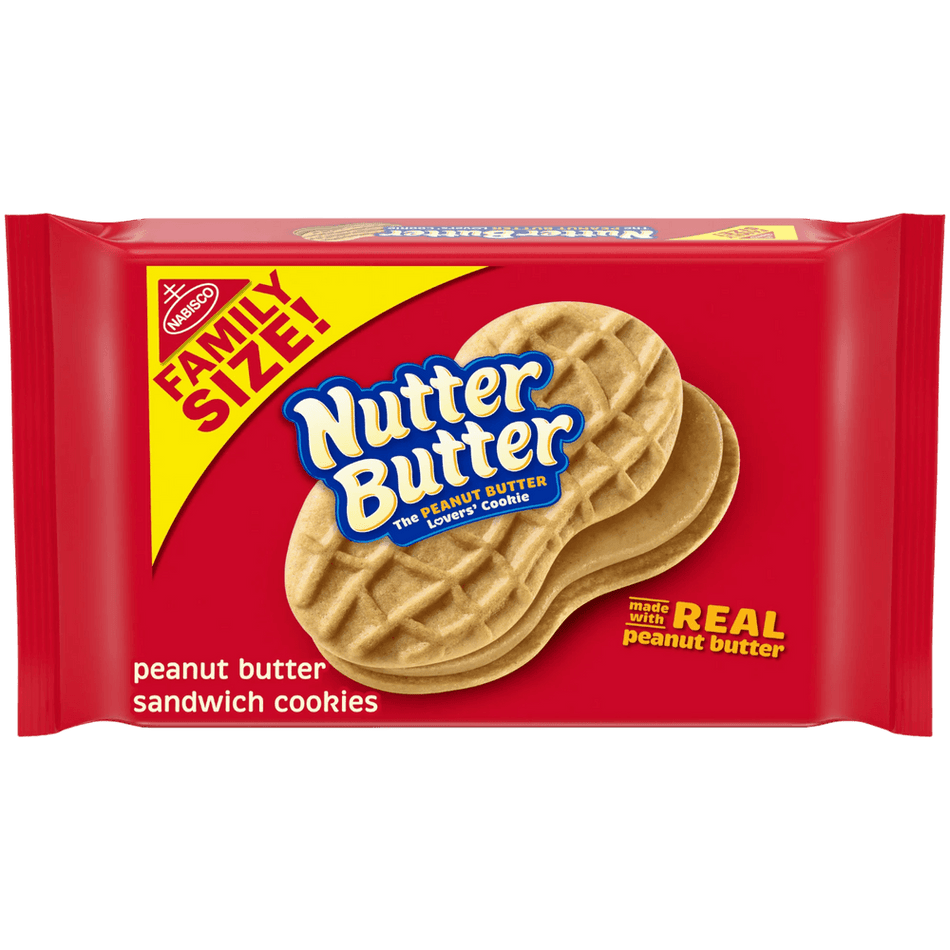 Nutter Butter Peanut Butter Sandwich Cookies - 453g FAMILY SIZE