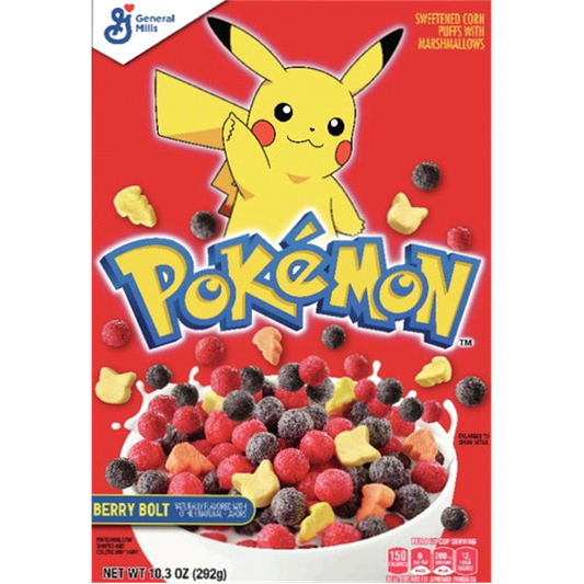 Pokemon Berry Bolt Cereal LIMITED EDITION - 292g