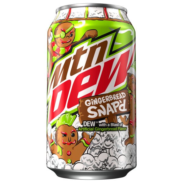 Mountain Dew Gingerbread Snap'd LIMITED EDITION - 355ml