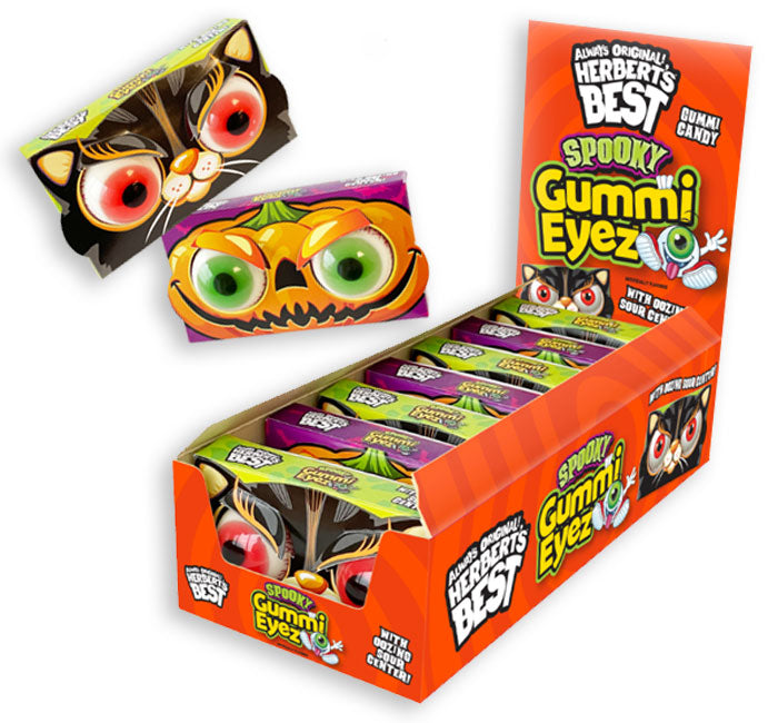 Spooky Gummy Eyez Candy - ASSORTED 37g Halloween