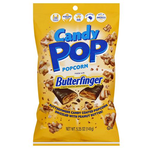 Candy Pop Popcorn BUTTER FINGER BIG BAG - 149g