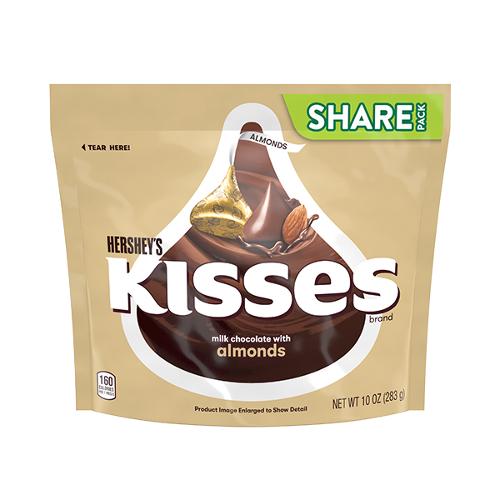 Hersheys Kisses Almond Milk Chocolate Share Pack - 283g