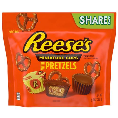 Reeses Minature Cups With Pretzels SHARE PACK - 280g