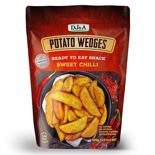 Potato Wedges Sweet Chilli Snack - 100g