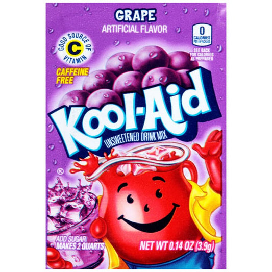 Kool Aid Grape Drink Mix - 3.9g