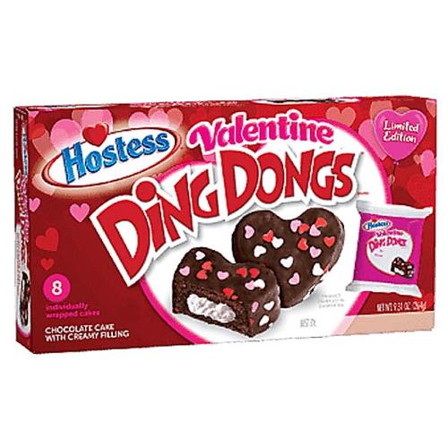 Hostess Valentines DingDongs - 8pk LIMITED EDITION